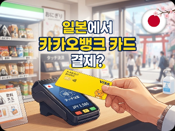 일본에서 카카오뱅크 카드 결제가 될까요