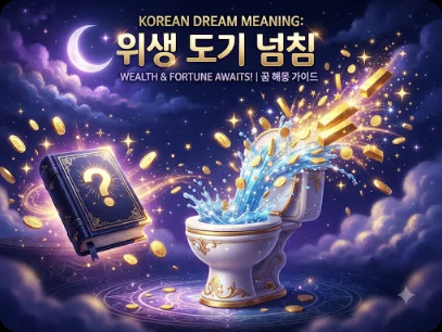 변기 물이 넘치는 꿈은 무슨 뜻일까? 상황별 해몽