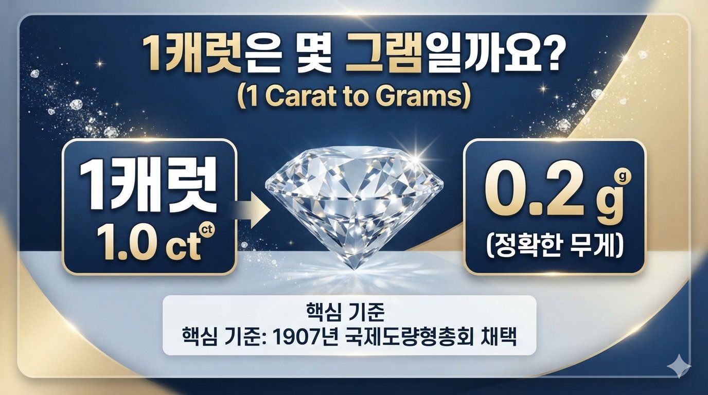 1캐럿은 몇 그램일까요?